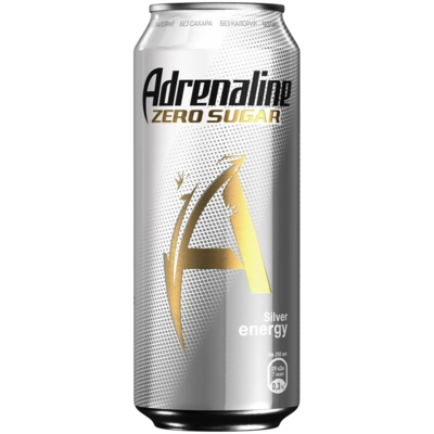 Adrenaline Rush Zero Sugar Silver Energy
